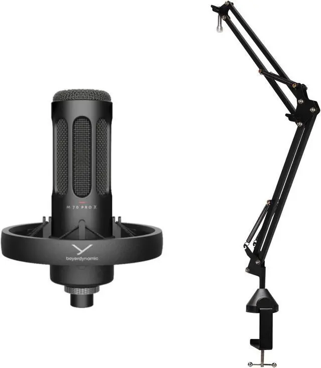 Main image of beyerdynamic PRO X M70 Professional Front-Addressed Dynamic Microphone with Desktop Boom Arm Microphone Stand bundle