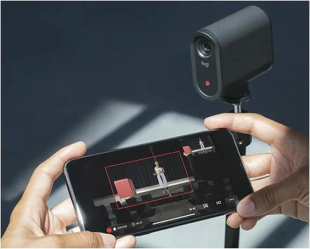 Alt view image 6 of 7 - Logitech G Litra Beam LX Dual-Sided Streaming Light with TrueSoft Technology + Mevo Start Live Streaming Camera