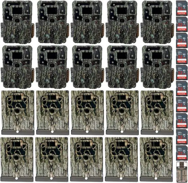 Main image of Browning Strike Force Pro X 1080 Trail Camera with Security Box Bundle (10-Pack)