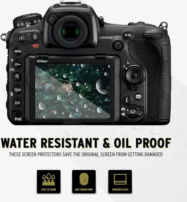 Alt view image 3 of 7 - Koah LCD Ultra Armor Screen Protector for Nikon D5500 and D5600 Series Cameras