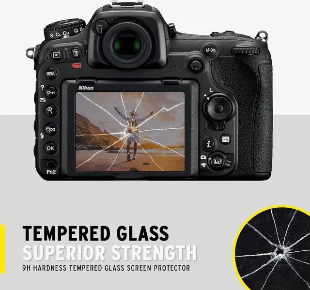Alt view image 5 of 7 - Koah LCD Ultra Armor Screen Protector for Nikon D5500 and D5600 Series Cameras