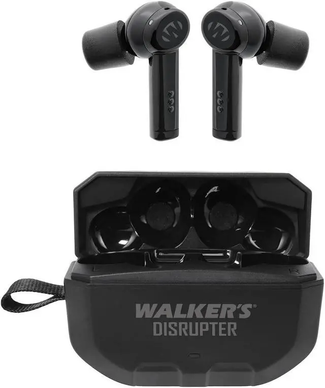 Alt view image 2 of 9 - Walker's Disruptor Noise Canceling Bluetooth Earbuds with Forward Focus Mode