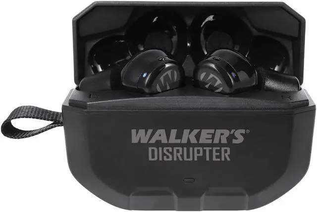 Alt view image 3 of 9 - Walker's Disruptor Noise Canceling Bluetooth Earbuds with Forward Focus Mode