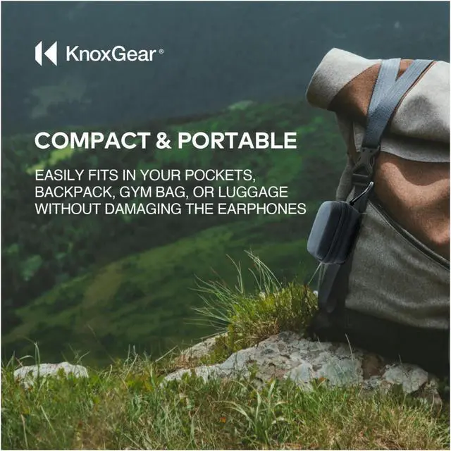 Alt view image 6 of 7 - Knox Gear Earphone Case Compatible with Sony WF-1000XM4 Truly Wireless Earbuds