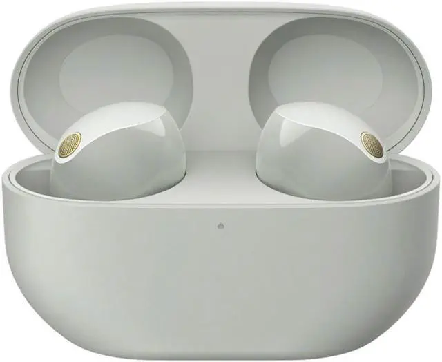 Alt view image 2 of 6 - Sony WF-1000XM5 Truly Wireless Noise Canceling Earbuds (Silver) Bundle