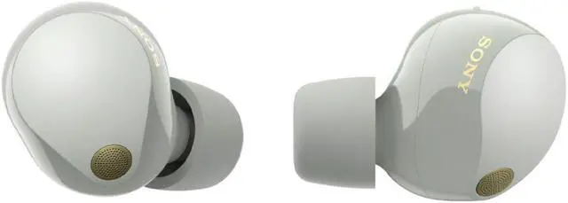 Alt view image 6 of 6 - Sony WF-1000XM5 Truly Wireless Noise Canceling Earbuds (Silver) Bundle