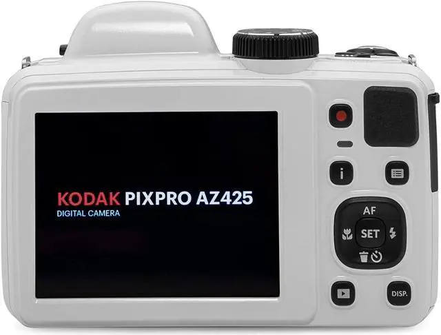 Alt view image 5 of 7 - Kodak PIXPRO AZ425 Astro Zoom 20MP Camera (White) Bundle with Accessory Kit