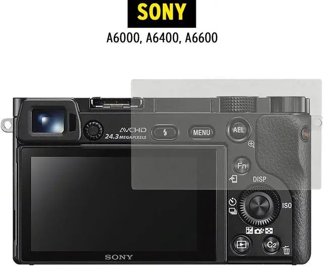 Alt view image 2 of 7 - Koah LCD Ultra Armor Screen Protector for Sony a6000, a6400 and a6600 Cameras