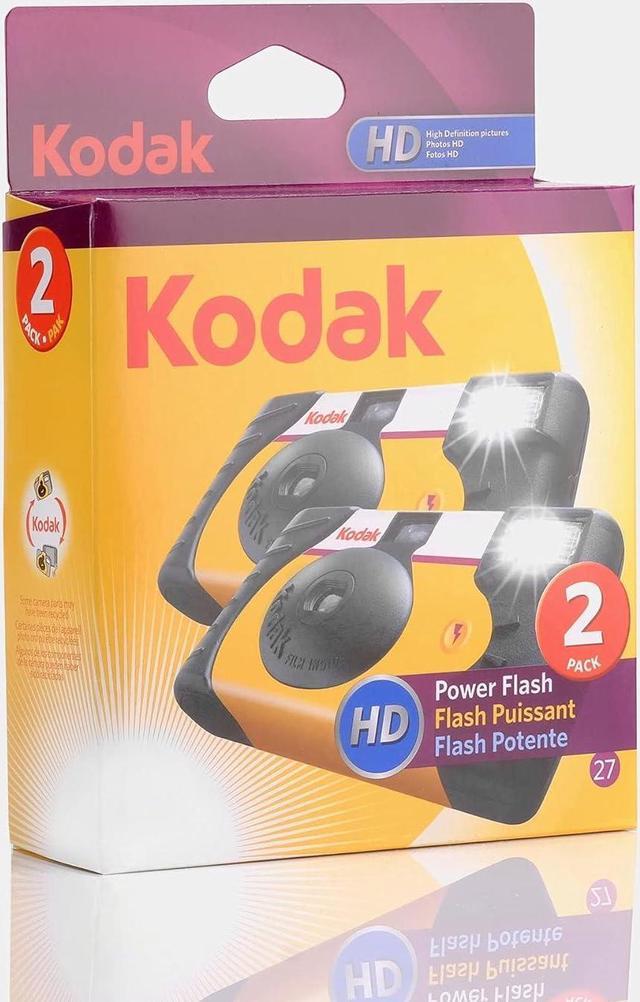 Kodak Power Flash HD One-Time-Use Disposable Camera (27 Exp