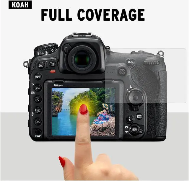Alt view image 4 of 7 - Koah LCD Ultra Armor Screen Protector for Nikon D3400 and D3500 Series Cameras