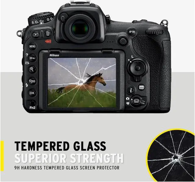 Alt view image 5 of 7 - Koah LCD Ultra Armor Screen Protector for Nikon D3400 and D3500 Series Cameras