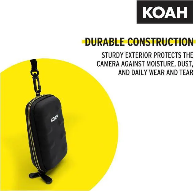Alt view image 3 of 7 - Koah Case for Compact Point and Shoot Cameras (Black)