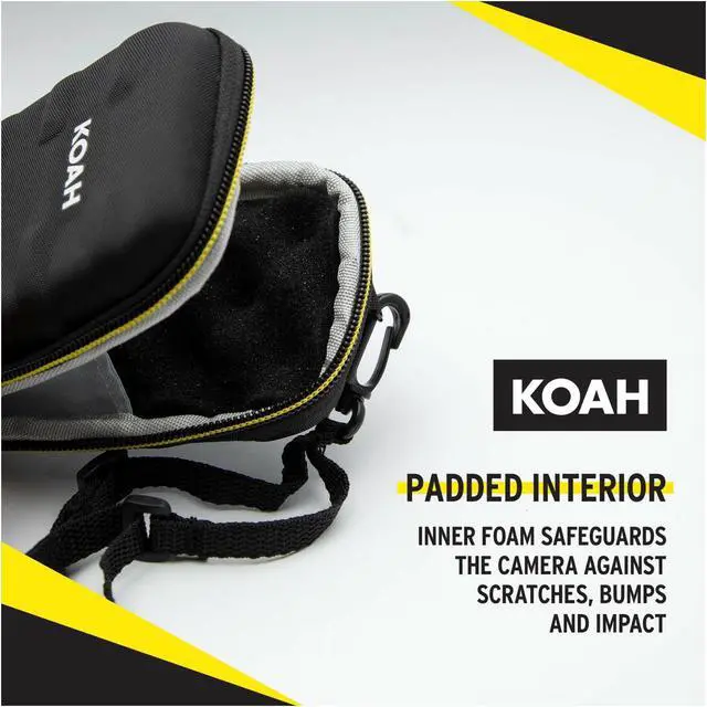 Alt view image 4 of 7 - Koah Case for Compact Point and Shoot Cameras (Black)