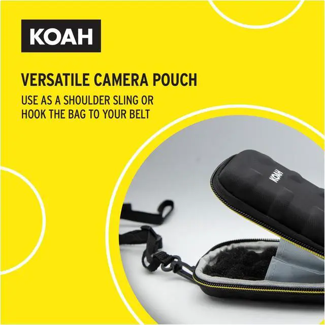 Alt view image 7 of 7 - Koah Case for Compact Point and Shoot Cameras (Black)