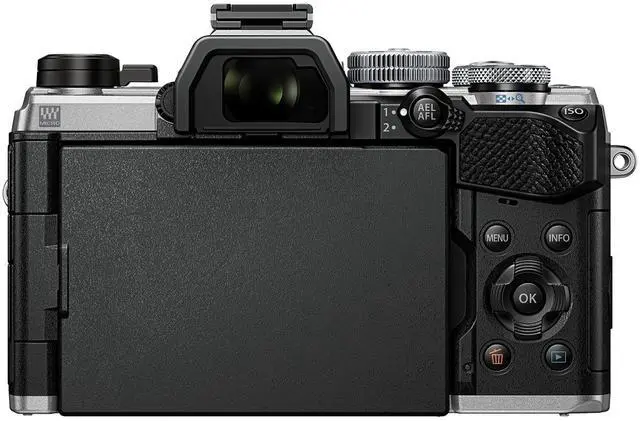 Alt view image 5 of 10 - OM System M5 20.4 Megapixel Mirrorless Camera Body Only (Silver)