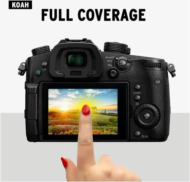 Alt view image 5 of 7 - Koah LCD Ultra Armor Screen Protector for Panasonic Lumix DC-GH5 and GH5S Camera