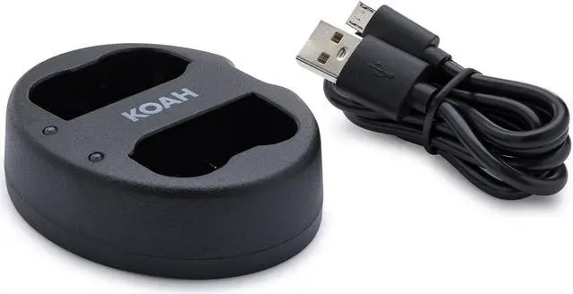 Alt view image 3 of 3 - Koah Battery with Dual Charger for Nikon EN-EL15B