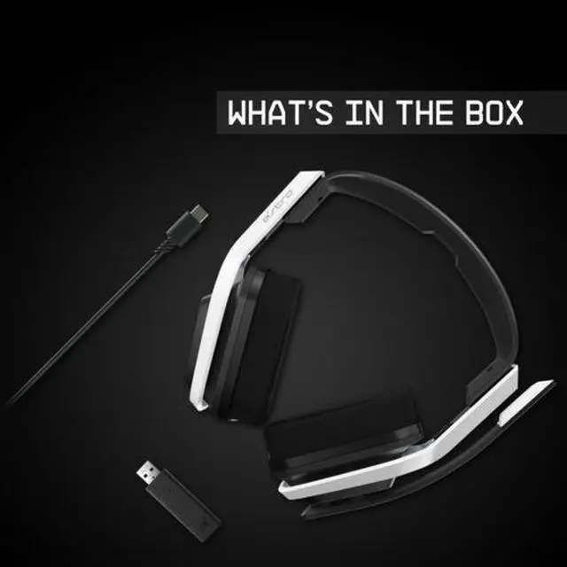 Alt view image 8 of 9 - Logitech Astro A20 Wireless Gaming Headset (Gen 2) Black/White/Blue (939-001876) 939001876