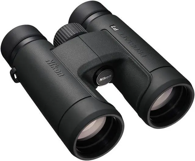 Alt view image 2 of 6 - Nikon Prostaff P7 10x42 Binoculars with Hat and Accessory Bundle