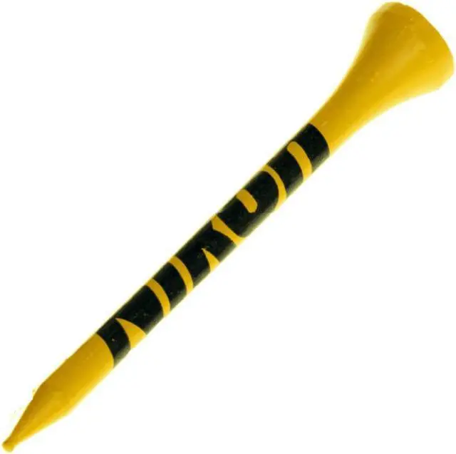 Alt view image 3 of 6 - Nikon NGT-1-WHT 5 Hardwood Construction Golf Tees and Ball Marker(Bright Yellow)