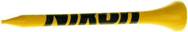 Alt view image 5 of 6 - Nikon NGT-1-WHT 5 Hardwood Construction Golf Tees and Ball Marker(Bright Yellow)
