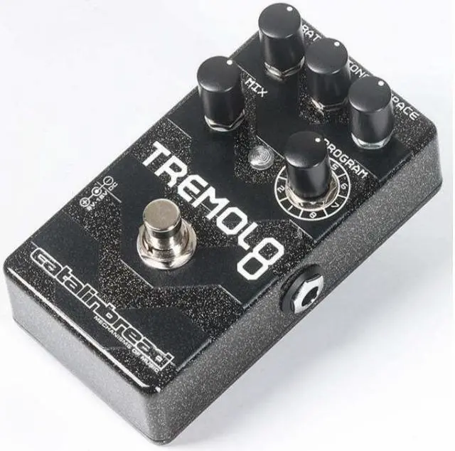 Alt view image 3 of 5 - Catalinbread Tremolo 8 Guitar Effects Pedal with 9V Power Supply (Black)