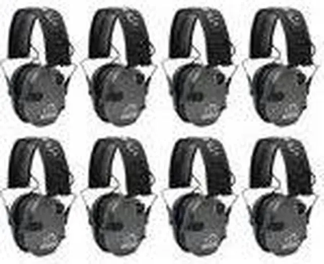 Alt view image 2 of 7 - Walker's Razor Slim Ultra Low Profile Compact Design Earmuffs (Carbon) 8-Pack