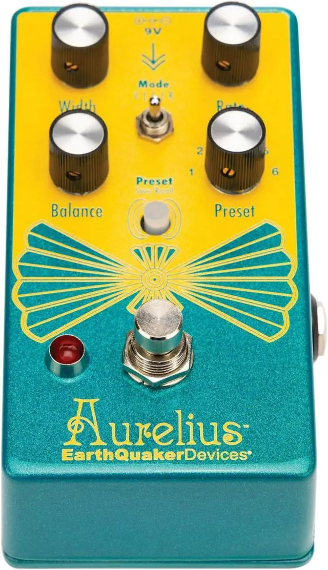 Alt view image 4 of 7 - Earthquaker Devices Aurelius Tri-Voice Chorus Flexi-Switch 9-Volt Guitar Pedal