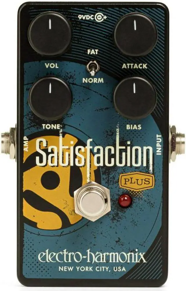 Main image of Electro-Harmonix Satisfaction Plus Fuzz True Bypass Electric Guitar Analog Pedal