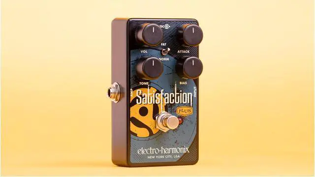 Alt view image 6 of 12 - Electro-Harmonix Satisfaction Plus Fuzz True Bypass Electric Guitar Analog Pedal