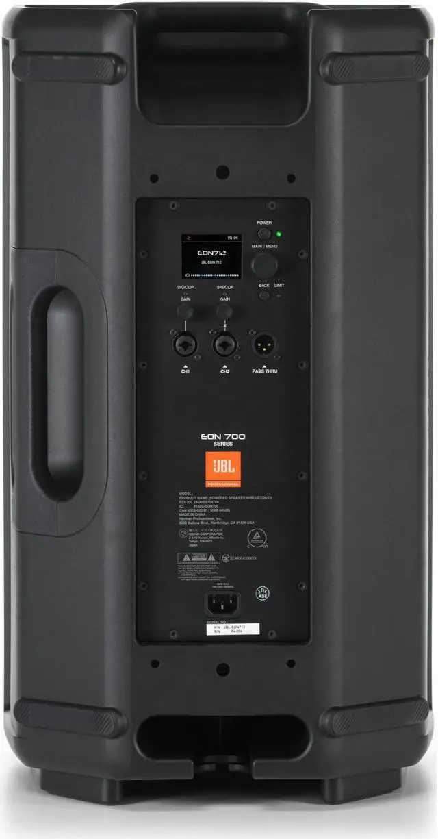Alt view image 18 of 19 - JBL Professional EON712 Powered PA Loudspeaker with Bluetooth, 12-inch