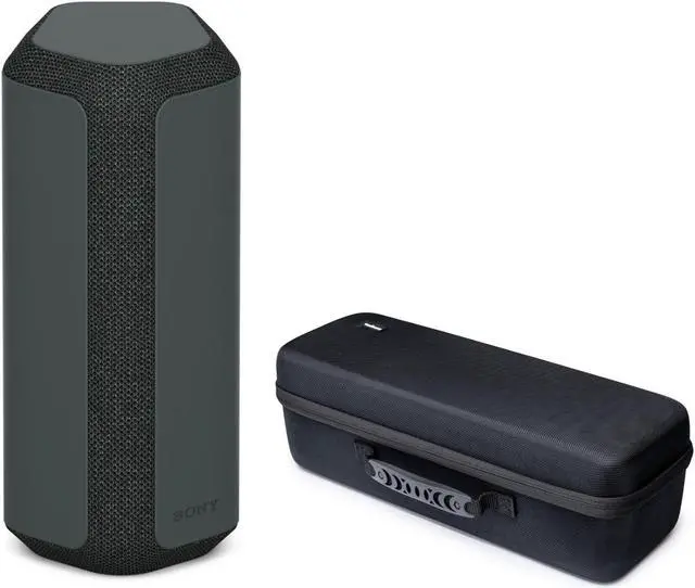 Main image of Sony SRS-XE300 X-Series Wireless Portable Bluetooth Speaker (Black) with Case