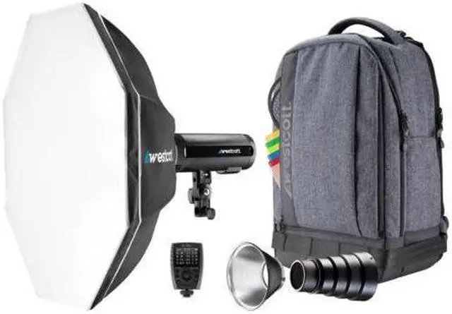 Alt view image 2 of 10 - Westcott FJ200 Strobe 1-Light Backpack Kit with FJ-X3 S Wireless Trigger