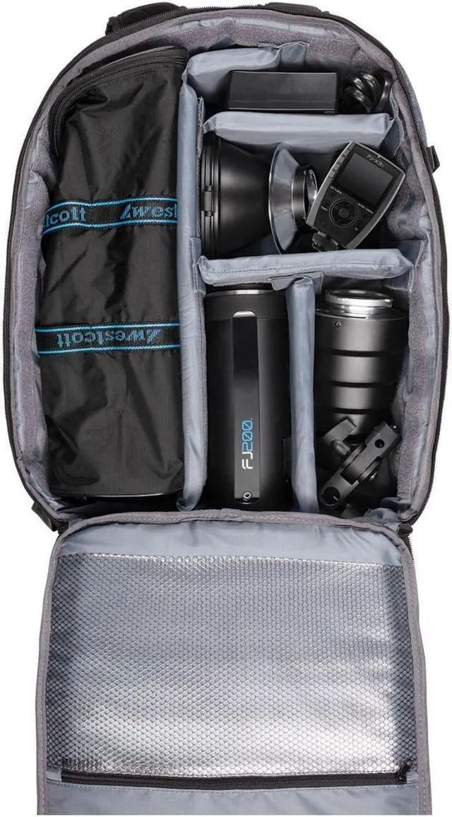 Alt view image 5 of 7 - Westcott FJ200 Strobe 1-Light Backpack Kit with FJ-X3 S Wireless Trigger Bundle