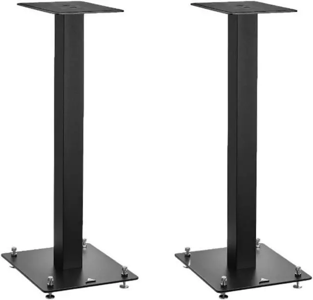 Main image of Triangle S01 Bookshelf Speaker Stands with Non-Slip Felt (Matte Black, Pair)