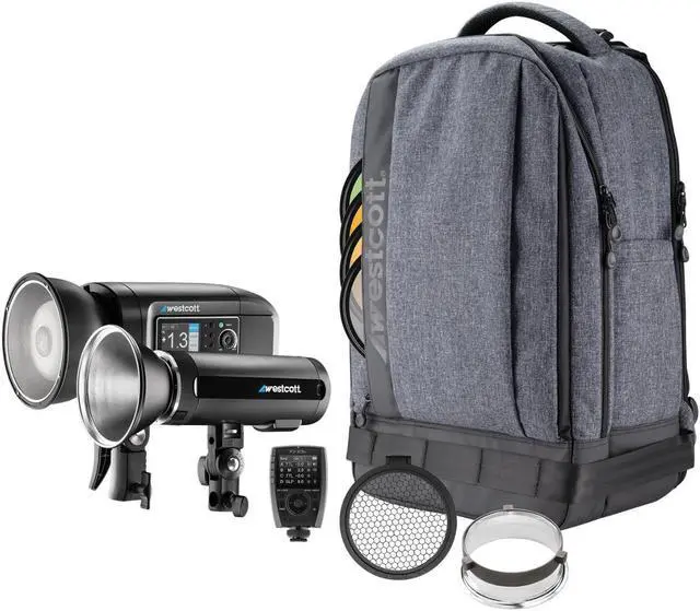 Main image of Westcott FJ Wireless 2-Light Portable Portrait Flash Kit with FJ-X3 S Trigger