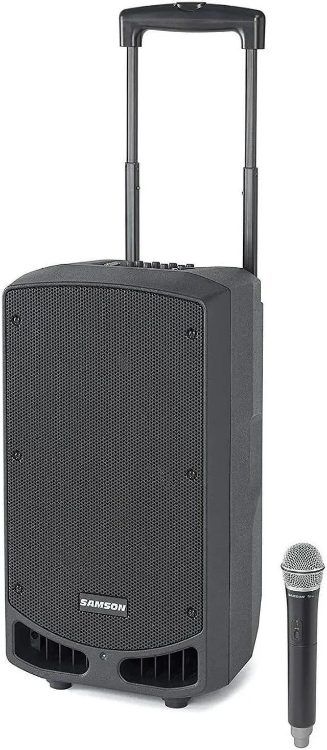 Alt view image 2 of 15 - Samson Expedition XP310w Portable PA-10 Speaker with Handheld Wireless System