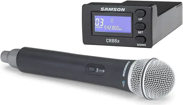 Alt view image 7 of 15 - Samson Expedition XP310w Portable PA-10 Speaker with Handheld Wireless System