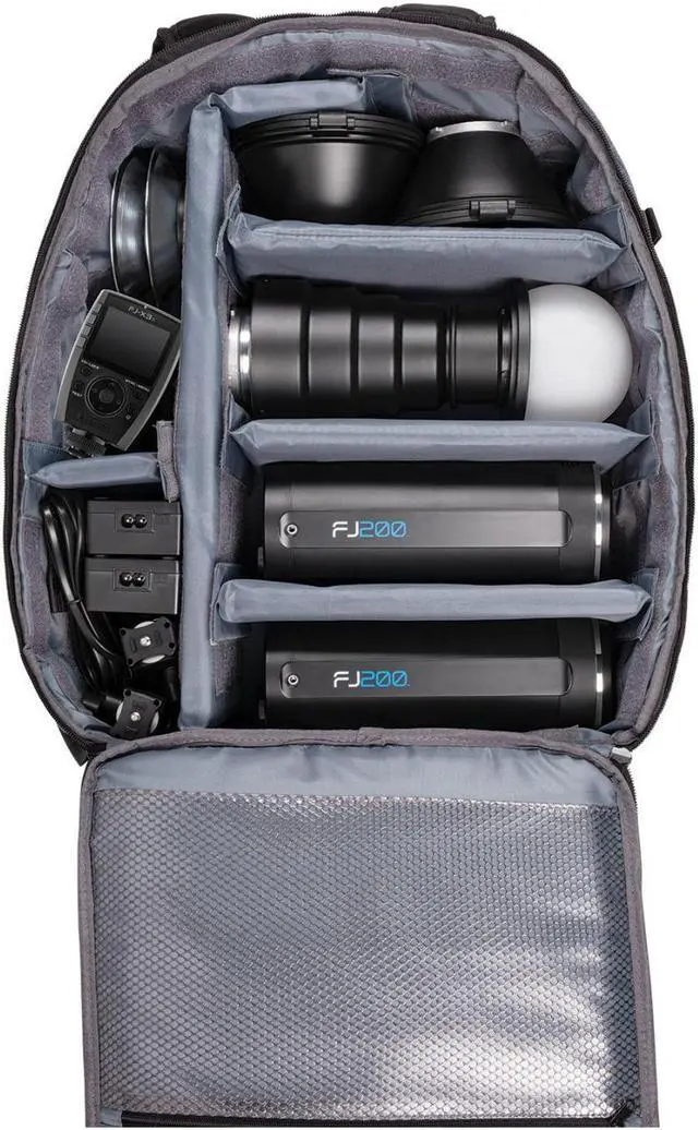 Alt view image 5 of 7 - Westcott FJ200 Strobe 2-Light Backpack Kit with FJ-X3 S Wireless Trigger Bundle