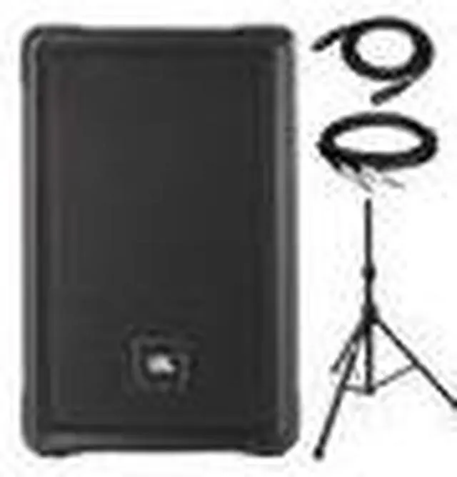 Alt view image 3 of 6 - JBL IRX108BT Powered 8-Inch Portable Bluetooth Speaker Bundle with Accessory