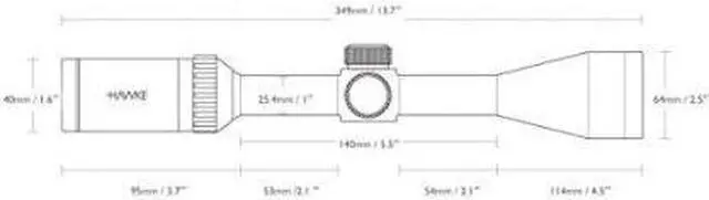 Alt view image 5 of 5 - Hawke Sport Optics Vantage HD 4-12X50AO Mil Dot IR Riflescope