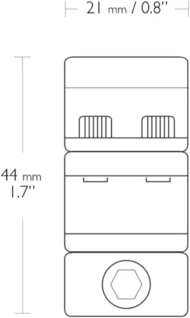 Alt view image 4 of 4 - Hawke Sport Optics Match Mount 1-inch Riflescope Rings for Weaver Rail (Medium)