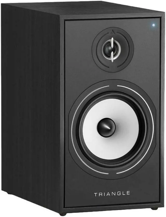 Alt view image 3 of 6 - Triangle Borea Active Bluetooth Bookshelf Speaker Pair - Black Ash (BR03BT)