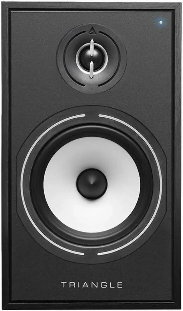 Alt view image 5 of 6 - Triangle Borea Active Bluetooth Bookshelf Speaker Pair - Black Ash (BR03BT)