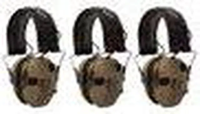 Alt view image 4 of 7 - Walkers Razor Shooting Muffs (Distressed Flag) 3-Pack