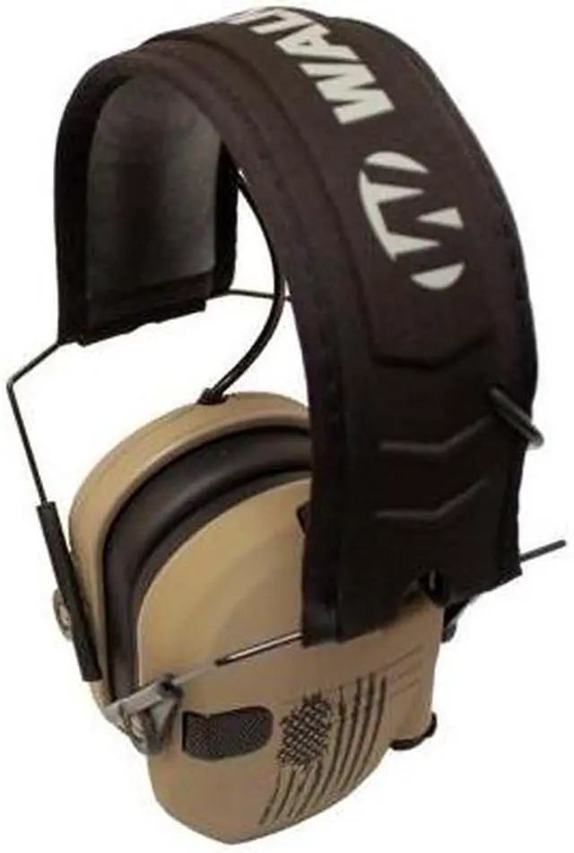 Alt view image 5 of 7 - Walkers Razor Shooting Muffs (Distressed Flag) 3-Pack