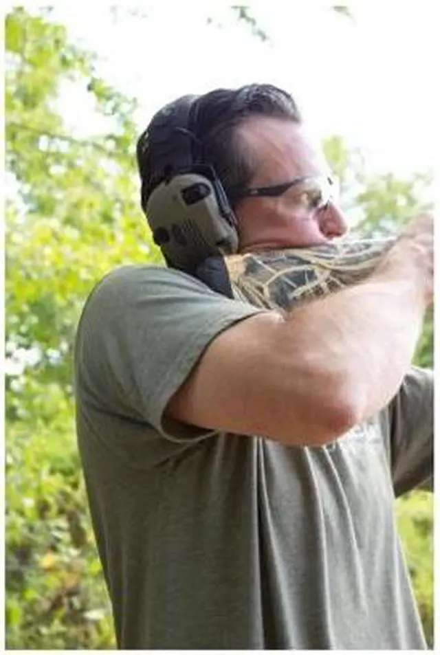 Alt view image 6 of 7 - Walkers Razor Shooting Muffs (Distressed Flag) 3-Pack