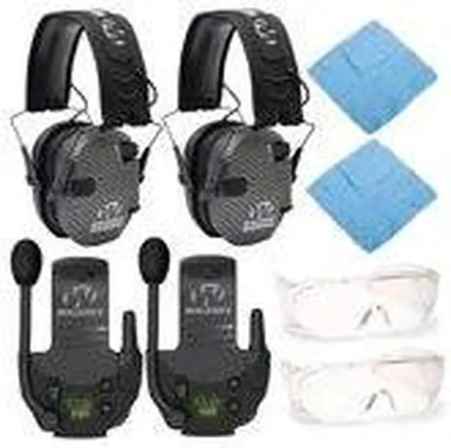 Alt view image 3 of 7 - Walkers Razor Slim Electronic Muff (Carbon, 2-Pack) Bundle