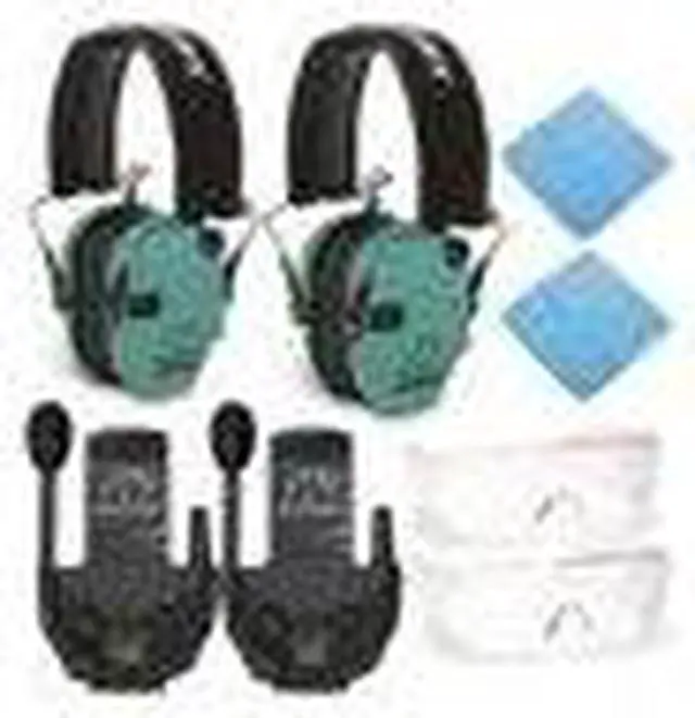 Alt view image 4 of 7 - Walkers Razor Slim Electronic Muff (Light Teal, 2-Pack) Bundle