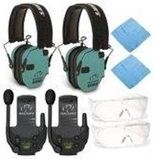 Alt view image 3 of 7 - Walkers Razor Slim Electronic Muff (Light Teal, 2-Pack) Bundle